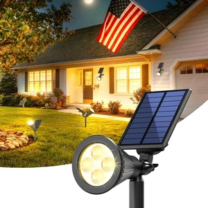 1 Pack Solar Spot Lights Outdoor Waterproof with Focus Beam Solar SpotLights for Flag Tree, 2 Lighting Modes, Solar Landscape Lights for Yard Garden Lawn Pathway, Warm White 1 Pack Solar Spot Lights Outdoor Waterproof with Focus Beam Solar SpotLights for Flag Tree, 2 Lighting Modes, Solar Landscape Lights for Yard Garden Lawn Pathway, Warm White