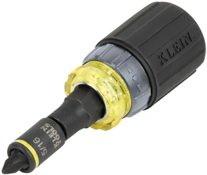 32561HDRT KNECT 7-in-1 Ratcheting Screwdriver, Impact Rated, Stubby with Phillips, Slotted Bits, 3 Nut Drivers, Adapter, 7-Piece 32561HDRT KNECT 7-in-1 Ratcheting Screwdriver, Impact Rated, Stubby with Phillips, Slotted Bits, 3 Nut Drivers, Adapter, 7-Piece