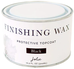 Finishing Wax - Chalk Finish Paint Wax - Use on wood or matte finish painted interior furniture, cabinets- Odor-Free, Non-Hazardous (500mL, Black) Finishing Wax - Chalk Finish Paint Wax - Use on wood or matte finish painted interior furniture, cabinets- Odor-Free, Non-Hazardous (500mL, Black)