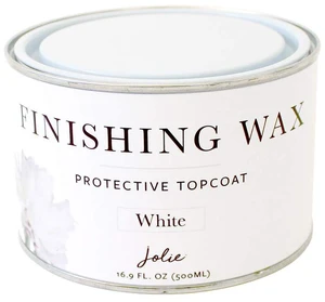 Finishing Wax - Protective topcoat Paint - Use on interior furniture, cabinets, walls, home decor and accessories - Odor-Free, Non-Hazardous - White - 500ml Finishing Wax - Protective topcoat Paint - Use on interior furniture, cabinets, walls, home decor and accessories - Odor-Free, Non-Hazardous - White - 500ml