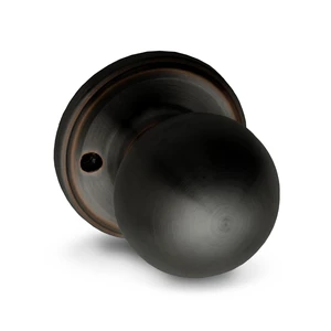 Dummy Interior Door Knob ANSI Grade-3 Certified, Modern Heavy Duty Handle, Easy Install and Reversible for French Doors & Closets, Non Turning Tuscan Bronze (1 Pack) Dummy Interior Door Knob ANSI Grade-3 Certified, Modern Heavy Duty Handle, Easy Install and Reversible for French Doors & Closets, Non Turning Tuscan Bronze (1 Pack)