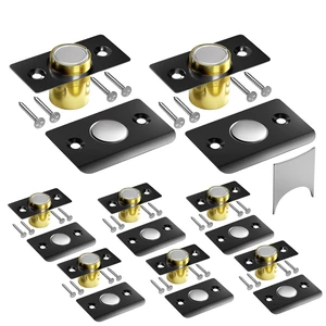 Upgraded Strong Magnetic Door Catch, Replacement for Traditional Door Ball Catch, Quite & Easy to Install, Use for Top of Door, Closet Door, 8 Pack, Black Upgraded Strong Magnetic Door Catch, Replacement for Traditional Door Ball Catch, Quite & Easy to Install, Use for Top of Door, Closet Door, 8 Pack, Black