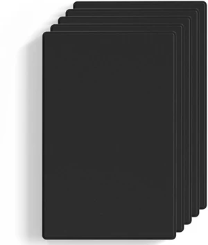 Blank Wall Plate Cover, 1-Gang Screwless Blank Outlet Plate, Mid-Size 4.88" x 3.13" Unbreakable Thermoplastic Blank Faceplate Cover for Unused Outlets/Switches, UL Listed (5 Pack, Matte Black) Blank Wall Plate Cover, 1-Gang Screwless Blank Outlet Plate, Mid-Size 4.88" x 3.13" Unbreakable Thermoplastic Blank Faceplate Cover for Unused Outlets/Switches, UL Listed (5 Pack, Matte Black)