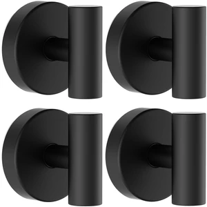 Suction Cup Hooks, Shower Hooks for Inside Shower Removable Towel Hooks for Bathroom Window Glass Mirror Tile, Bath Robe Looafh Hook for Hanging Waterproof & Rustproof, Black (4 Pack) Suction Cup Hooks, Shower Hooks for Inside Shower Removable Towel Hooks for Bathroom Window Glass Mirror Tile, Bath Robe Looafh Hook for Hanging Waterproof & Rustproof, Black (4 Pack)