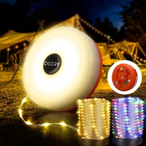Camping String Lights 4 in 1, 32.8FT Quick Storage 8 Modes Protable | Rechargeable Fairy Tent Lights String, Hanging Lantern LED Lamp for Outdoor Indoor Patio Awning Decor Camping Essentials Camping String Lights 4 in 1, 32.8FT Quick Storage 8 Modes Protable | Rechargeable Fairy Tent Lights String, Hanging Lantern LED Lamp for Outdoor Indoor Patio Awning Decor Camping Essentials