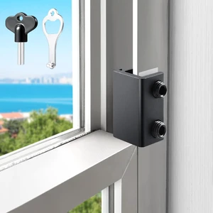 Sliding Window Locks with Key6 Sets for Horizontal Vertica Window Window Locks, Aluminum Stops, Sturdy Long-Lasting, Lock Closed or Ajar for Safe Ventilation Protecting Family & Pets Sliding Window Locks with Key6 Sets for Horizontal Vertica Window Window Locks, Aluminum Stops, Sturdy Long-Lasting, Lock Closed or Ajar for Safe Ventilation Protecting Family & Pets