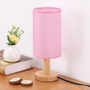 Pink Small Bedside Table Lamp for Bedroom,Natural Round Wood Base&Fabric Linen Shade,Cozy Night Table Light for Study Reading,Minimalist Boho Desk Lamp for Nightstand,Living Room,Nursery,Kitchen,Dorm Pink Small Bedside Table Lamp for Bedroom,Natural Round Wood Base&Fabric Linen Shade,Cozy Night Table Light for Study Reading,Minimalist Boho Desk Lamp for Nightstand,Living Room,Nursery,Kitchen,Dorm