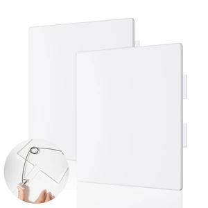 Adjustable Spring Access Panel 12"x12" Inches, for Drywall, Ceiling, Plumbing Heavy-Duty & Easy Install, Wall Hole Cover Plate, White | Fits 7.5"x8.5" - 12.5"x12.5" Inches | (2-Pack) Adjustable Spring Access Panel 12"x12" Inches, for Drywall, Ceiling, Plumbing Heavy-Duty & Easy Install, Wall Hole Cover Plate, White | Fits 7.5"x8.5" - 12.5"x12.5" Inches | (2-Pack)