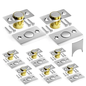 Upgraded Strong Magnetic Door Catch, Replacement for Traditional Door Ball Catch, Quite & Easy to Install, Use for Top of Door, Closet Door, 8 Pack, Silver Upgraded Strong Magnetic Door Catch, Replacement for Traditional Door Ball Catch, Quite & Easy to Install, Use for Top of Door, Closet Door, 8 Pack, Silver