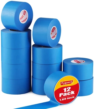 12 Rolls Painters Tape 2 Inch Wide Blue Painters Tape for Wall Painting 12Rolls×55Yd Upgrade Washi Tape UV Resistant Multi-Surface Masking Tape for Painting Edge Trim DIY Crafts 12 Rolls Painters Tape 2 Inch Wide Blue Painters Tape for Wall Painting 12Rolls×55Yd Upgrade Washi Tape UV Resistant Multi-Surface Masking Tape for Painting Edge Trim DIY Crafts