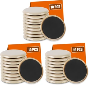 10PCS Furniture Sliders, 3 1/2" Furniture Sliders for Hardwood Floors, Reusable for Carpet, Heavy Duty Furniture Movers Sliders, Carpet, Floor Protectors (Beige) (Pack of 3) 10PCS Furniture Sliders, 3 1/2" Furniture Sliders for Hardwood Floors, Reusable for Carpet, Heavy Duty Furniture Movers Sliders, Carpet, Floor Protectors (Beige) (Pack of 3)