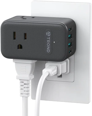 Multi Plug Outlet Extender - 3 AC Outlet Adapter with Rotating Plug Black Power Splitter with 2 PD 20W USB C Charger, A Compact Solution to Home Dorm Room Travel Cruise Essentials Multi Plug Outlet Extender - 3 AC Outlet Adapter with Rotating Plug Black Power Splitter with 2 PD 20W USB C Charger, A Compact Solution to Home Dorm Room Travel Cruise Essentials