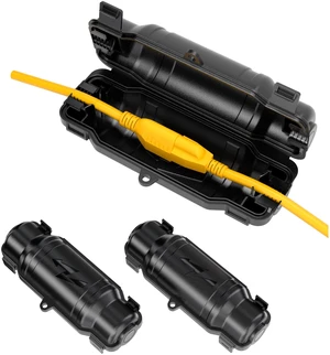 3 Pack Waterproof Plug Cover for Outdoor Extension Cord, Black Extension Cord Covers for Outside Use, IP54 Water-Resistant Seal, Protects Outdoor Connections and Holiday Lights 3 Pack Waterproof Plug Cover for Outdoor Extension Cord, Black Extension Cord Covers for Outside Use, IP54 Water-Resistant Seal, Protects Outdoor Connections and Holiday Lights