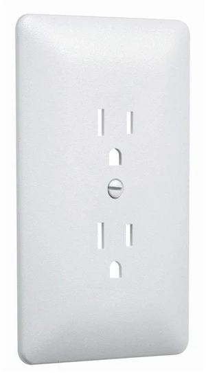 MW2000W Masque 2000 Series 1-Gang Nonmetallic Decorator Style Duplex Cover-Up Wall Plate, White, 5-Pack MW2000W Masque 2000 Series 1-Gang Nonmetallic Decorator Style Duplex Cover-Up Wall Plate, White, 5-Pack