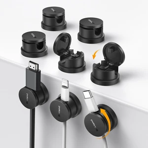8 Pack Snap-Lock Cable Clips, 360° Rotatable Cord Holder for Desk Anti-Pull-Out Cord Organizer, Adhesive Phone Charger Holder Cable Management For Nightstand Wall Car, Home Office Accessories 8 Pack Snap-Lock Cable Clips, 360° Rotatable Cord Holder for Desk Anti-Pull-Out Cord Organizer, Adhesive Phone Charger Holder Cable Management For Nightstand Wall Car, Home Office Accessories