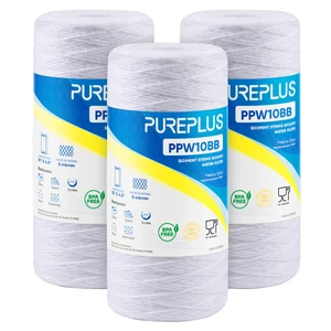 5 Micron 10 x 4.5 Whole House Water Filter for Well Water 3 Pack Compatible with WPX5BB97P, PC10, 355214-45, 355215-45, WP10BB97P, WP5BB97P. Recognized Certification Food Grade Material 5 Micron 10 x 4.5 Whole House Water Filter for Well Water 3 Pack Compatible with WPX5BB97P, PC10, 355214-45, 355215-45, WP10BB97P, WP5BB97P. Recognized Certification Food Grade Material