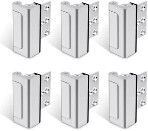 Home Security Door Reinforcement Lock, Childproof Safety Latch 6Pack Top Door Lock Stopper for Toddlers Safety, Prevents Home Unauthorized Entry, Aluminum Construction, Withstands 800lbs Home Security Door Reinforcement Lock, Childproof Safety Latch 6Pack Top Door Lock Stopper for Toddlers Safety, Prevents Home Unauthorized Entry, Aluminum Construction, Withstands 800lbs
