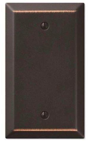 Metal Oil Rubbed Bronze Wall Switch Plate Outlet Cover Toggle Rocker GFI (Blank Plate 10 PACK) Metal Oil Rubbed Bronze Wall Switch Plate Outlet Cover Toggle Rocker GFI (Blank Plate 10 PACK)
