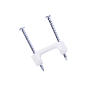 PS-350C Plastic Staple, ½, Secures: Romex, UF and NM Electrical Cable, White PS-350C Plastic Staple, ½, Secures: Romex, UF and NM Electrical Cable, White