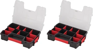 Small Storage Organizer, 10 Compartment, Plastic (CMST14021) (Pack of 2) Small Storage Organizer, 10 Compartment, Plastic (CMST14021) (Pack of 2)