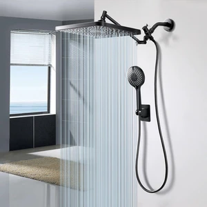 Rain Shower Head Starry Sky 12.2" High Pressure with Handheld Spray Combo Rainfall Shower Head, Height Adjustable Dual Shower Head, Luxury Waterfall Showerhead Bathroom Air-in Tech Rain Shower Head Starry Sky 12.2" High Pressure with Handheld Spray Combo Rainfall Shower Head, Height Adjustable Dual Shower Head, Luxury Waterfall Showerhead Bathroom Air-in Tech