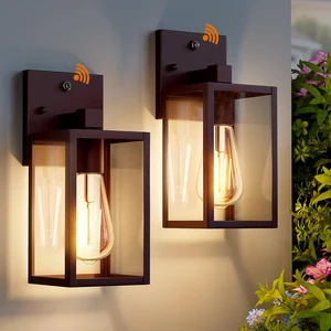 2 Pack Oil Rubbed Bronze Dusk to Dawn Outdoor Lantern Lamp Wall Mount, Sensor Exterior Lighting Fixtures, Outside Porch Lights for House, Waterproof Wall Sconce Lights, Coach Light for Garage Entryway 2 Pack Oil Rubbed Bronze Dusk to Dawn Outdoor Lantern Lamp Wall Mount, Sensor Exterior Lighting Fixtures, Outside Porch Lights for House, Waterproof Wall Sconce Lights, Coach Light for Garage Entryway
