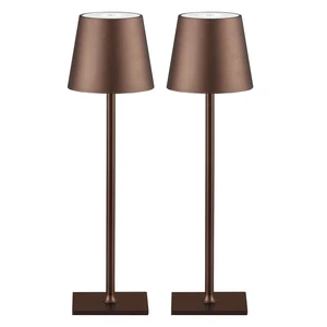 2 Pack Cordless Table Lamps, 3 Colors Stepless Dimming, 5000mAh Rechargeable Battery LED Desk Lamp for Bedroom/Couple Dinner/Desk/Cafe/Dining Room/Terrace 2 Pack Cordless Table Lamps, 3 Colors Stepless Dimming, 5000mAh Rechargeable Battery LED Desk Lamp for Bedroom/Couple Dinner/Desk/Cafe/Dining Room/Terrace