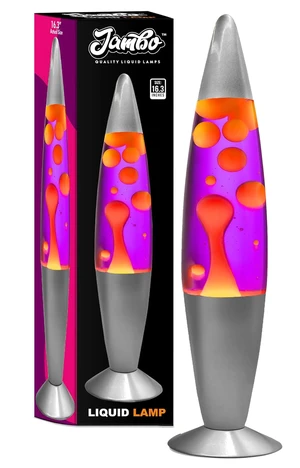 16" Beautiful Lamp- Purple with Yellow/Orange Wax, Relaxing Liquid Light, Night Light Nightlight, Home Decor Living Room Office Bedroom Lamp for Adults Teens Kids Magma Motion 16" Beautiful Lamp- Purple with Yellow/Orange Wax, Relaxing Liquid Light, Night Light Nightlight, Home Decor Living Room Office Bedroom Lamp for Adults Teens Kids Magma Motion