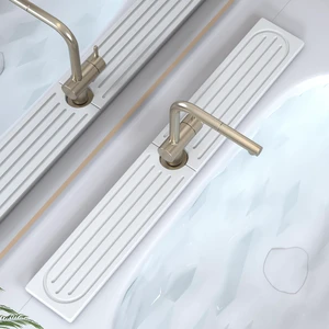 Faucet Mat for Kitchen Sink, Water Absorbent Kitchen Faucet Mat, Durable Sink Splash Guard with Raised Feet, Diatomite Fast Drying Kitchen Sink Faucet Mat, Bathroom Stone Drying Tray for Counter Faucet Mat for Kitchen Sink, Water Absorbent Kitchen Faucet Mat, Durable Sink Splash Guard with Raised Feet, Diatomite Fast Drying Kitchen Sink Faucet Mat, Bathroom Stone Drying Tray for Counter
