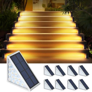 8PK Solar Step Lights, Outdoor Decor Stair Lights Deck Light Waterproof IP67 Solar Lights for Deck, Yard, Patio, Garden, Walkways, Front Door, Pathway, Driveway, Porch 8PK Solar Step Lights, Outdoor Decor Stair Lights Deck Light Waterproof IP67 Solar Lights for Deck, Yard, Patio, Garden, Walkways, Front Door, Pathway, Driveway, Porch