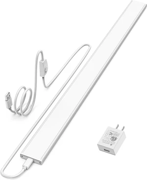 24" Plug-in Under Cabinet Lighting, Cool White Workbench Bar 24" Plug-in Under Cabinet Light, 900LM Dimmable Cool White 6000K LED Workbench Bar for Kitchen Sink Desk 24" Plug-in Under Cabinet Lighting, Cool White Workbench Bar 24" Plug-in Under Cabinet Light, 900LM Dimmable Cool White 6000K LED Workbench Bar for Kitchen Sink Desk