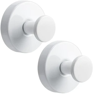 Suction Cup Hooks for Shower No-Drill Bathroom Hooks for Towels, Robes, Loofah Mountable on Bathroom Walls, Kitchen, Glass, Mirrors, Tile and Smooth,Non-Porous Surfaces (2, White) Suction Cup Hooks for Shower No-Drill Bathroom Hooks for Towels, Robes, Loofah Mountable on Bathroom Walls, Kitchen, Glass, Mirrors, Tile and Smooth,Non-Porous Surfaces (2, White)