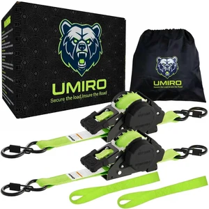 Retractable Ratchet Straps 1 Inch x 12 Feet Heavy Duty Tie Downs Auto Retract Strap 1760lb Break Strength,Self Retracting for Truck,Cargo,Trailer,Motorcycle,ATV,UTV (Fluorescent Green,2 Pack) Retractable Ratchet Straps 1 Inch x 12 Feet Heavy Duty Tie Downs Auto Retract Strap 1760lb Break Strength,Self Retracting for Truck,Cargo,Trailer,Motorcycle,ATV,UTV (Fluorescent Green,2 Pack)
