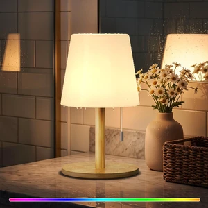 Shower Lamp Rechargeable Cordless Light Waterproof for Bathroom Spa Portable Battery Operated Table Lamp RGB Mood Lighting LED Night Light for Patio kitchen Camping (Bamboo) Shower Lamp Rechargeable Cordless Light Waterproof for Bathroom Spa Portable Battery Operated Table Lamp RGB Mood Lighting LED Night Light for Patio kitchen Camping (Bamboo)