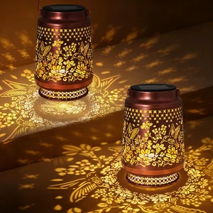 2 Pack Hummingbird Solar Lanterns Outdoor Waterproof, Garden Decor Birthday Gifts for Women Mom Grandma Sister, Metal Hanging Solar Lights Outside Decorative for Backyard Patio Lawn Pathway Landscape 2 Pack Hummingbird Solar Lanterns Outdoor Waterproof, Garden Decor Birthday Gifts for Women Mom Grandma Sister, Metal Hanging Solar Lights Outside Decorative for Backyard Patio Lawn Pathway Landscape