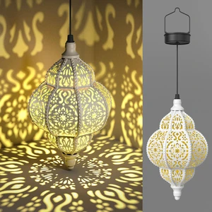 Hanging Solar Lights Outdoor Garden Decor Solar Lantern Waterproof Plastic Moroccan Outdoor Decorations for Patio Pathway Yard Backyard Garden Decorative (2, White) Hanging Solar Lights Outdoor Garden Decor Solar Lantern Waterproof Plastic Moroccan Outdoor Decorations for Patio Pathway Yard Backyard Garden Decorative (2, White)