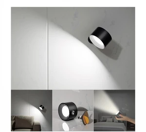 LED Reading Lights, Wall Mounted Sconces with 3 Color Temperatures & 3 Brightness Levels Rechargeable Battery Magnetic Ball 360°Rotation Touch Control, Lamps for Kids Study Bedside Closet LED Reading Lights, Wall Mounted Sconces with 3 Color Temperatures & 3 Brightness Levels Rechargeable Battery Magnetic Ball 360°Rotation Touch Control, Lamps for Kids Study Bedside Closet