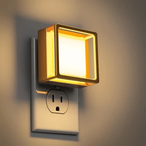 Night Light,Night Lights Plug into Wall,2 Pack 3000K Nightlight Nightlight with Adjustable Brightness,Automatic Night Light Plug in with Light Sensor,for Bathroom Hallway Room Decor,Gold Night Light,Night Lights Plug into Wall,2 Pack 3000K Nightlight Nightlight with Adjustable Brightness,Automatic Night Light Plug in with Light Sensor,for Bathroom Hallway Room Decor,Gold