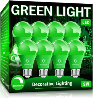 8 Pack A19 LED Green Light Bulbs,Christmas Colored Light Bulbs 9W Equivalent 100W,E26 Base Green LED Lights for St.Patrick's Day,Thanksgiving Day,New Year,Holiday Lighting,Decorative Lighting 8 Pack A19 LED Green Light Bulbs,Christmas Colored Light Bulbs 9W Equivalent 100W,E26 Base Green LED Lights for St.Patrick's Day,Thanksgiving Day,New Year,Holiday Lighting,Decorative Lighting