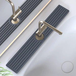 Faucet Mat for Kitchen Sink, Water Absorbent Kitchen Faucet Mat, Durable Sink Splash Guard with Raised Feet, Diatomite Fast Drying Kitchen Sink Faucet Mat, Stone Drying Tray for Bathroom Counter Faucet Mat for Kitchen Sink, Water Absorbent Kitchen Faucet Mat, Durable Sink Splash Guard with Raised Feet, Diatomite Fast Drying Kitchen Sink Faucet Mat, Stone Drying Tray for Bathroom Counter