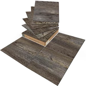 30-Pack Peel and Stick Vinyl Floor Planks, 12 x 12 in, Dark Brown Oak Premium Vinyl, Self-Adhesive, Waterproof, Wood Grain, Fade-Resistant, Scratch-Proof, Ideal for Kitchen, Dining Room, Bedrooms 30-Pack Peel and Stick Vinyl Floor Planks, 12 x 12 in, Dark Brown Oak Premium Vinyl, Self-Adhesive, Waterproof, Wood Grain, Fade-Resistant, Scratch-Proof, Ideal for Kitchen, Dining Room, Bedrooms