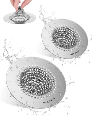 2 Pack Reversible Kitchen Sink Drain Strainer, Anti-Clog Flat Edge Design Fast Drainage, Easy Flip Cleaning, Anti-Slip Fit, Anti-Rust, Universal 4.3-Inch, Garbage Disposal Cover, Patented Design 2 Pack Reversible Kitchen Sink Drain Strainer, Anti-Clog Flat Edge Design Fast Drainage, Easy Flip Cleaning, Anti-Slip Fit, Anti-Rust, Universal 4.3-Inch, Garbage Disposal Cover, Patented Design