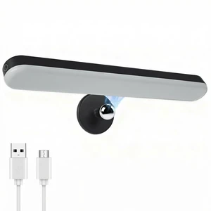 Wireless Vanity Light for Mirror, Rechargeable LED Bar, Black Adjustable Makeup Lighting with Cordless Stick-On Design for Bathrooms, Dressing Tables and Renter-Friendly Decor Wireless Vanity Light for Mirror, Rechargeable LED Bar, Black Adjustable Makeup Lighting with Cordless Stick-On Design for Bathrooms, Dressing Tables and Renter-Friendly Decor