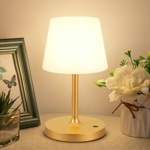 Gold Cordless Shower Lamp Waterproof, Rechargeable Cordless Lamp with 4000mAh Battery, Touch Dimmable Table Lamp for Outdoor, Kitchen, Bathroom, Camping, Patio, IP54 Gold Cordless Shower Lamp Waterproof, Rechargeable Cordless Lamp with 4000mAh Battery, Touch Dimmable Table Lamp for Outdoor, Kitchen, Bathroom, Camping, Patio, IP54