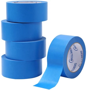 5 Rolls Painters Tape 2 inch Wide Bulk Blue Masking Tape for Painting 55yds UV Resistant Painters Tape for Home Projects Wall Trim Edge Indoor Outdoor Clean Removal Sharp Lines Wood Glass Metal 275yds 5 Rolls Painters Tape 2 inch Wide Bulk Blue Masking Tape for Painting 55yds UV Resistant Painters Tape for Home Projects Wall Trim Edge Indoor Outdoor Clean Removal Sharp Lines Wood Glass Metal 275yds