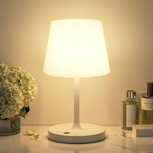 White Cordless Shower Lamp Waterproof, Rechargeable Table Lamp with 4000mAh Battery, Touch Dimmable Desk Light for Outdoor, Kitchen, Bathroom, Camping, Patio, IP54 White Cordless Shower Lamp Waterproof, Rechargeable Table Lamp with 4000mAh Battery, Touch Dimmable Desk Light for Outdoor, Kitchen, Bathroom, Camping, Patio, IP54