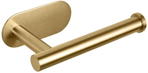 Toilet Paper Holder Self Adhesive, Premium Thicken SUS304 Stainless Steel Rustproof Adhesive Toilet Roll Holder no Drilling for Bathroom, Kitchen, Washroom (1 Pack, Brushed Gold) Toilet Paper Holder Self Adhesive, Premium Thicken SUS304 Stainless Steel Rustproof Adhesive Toilet Roll Holder no Drilling for Bathroom, Kitchen, Washroom (1 Pack, Brushed Gold)