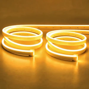 LED Strip Lights, Yellow Neon Rope, 0.39in/Cut, 32.8ft, 2Pack Waterproof, Silicone Flexible, Connectable for Bedroom, Cabinet, Commercial Decor, 12V, Not Included Power Adapter LED Strip Lights, Yellow Neon Rope, 0.39in/Cut, 32.8ft, 2Pack Waterproof, Silicone Flexible, Connectable for Bedroom, Cabinet, Commercial Decor, 12V, Not Included Power Adapter