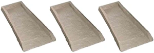 SB24 Decorative Rain Gutter Downspout Garden Splash Block Taupe (3 Pack) SB24 Decorative Rain Gutter Downspout Garden Splash Block Taupe (3 Pack)