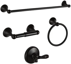 Bathroom Hardware Set, Oil-Rubbed Bronze Adjustable Expandable Towel Bar 4-Piece ORB Bathroom Accessory Set Wall Mounted Robe Hook Toilet Paper Holder Towel Ring Towel Bar Bathroom Hardware Set, Oil-Rubbed Bronze Adjustable Expandable Towel Bar 4-Piece ORB Bathroom Accessory Set Wall Mounted Robe Hook Toilet Paper Holder Towel Ring Towel Bar